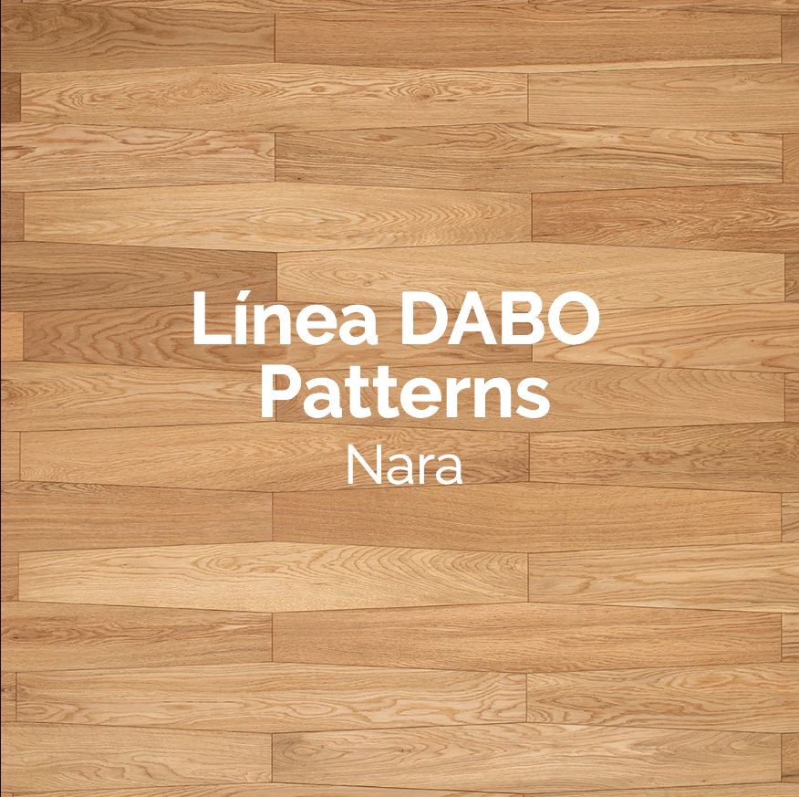 Piso Duela de Ingeniería Línea Patterns Nara en Roble Europeo de la marca DABO