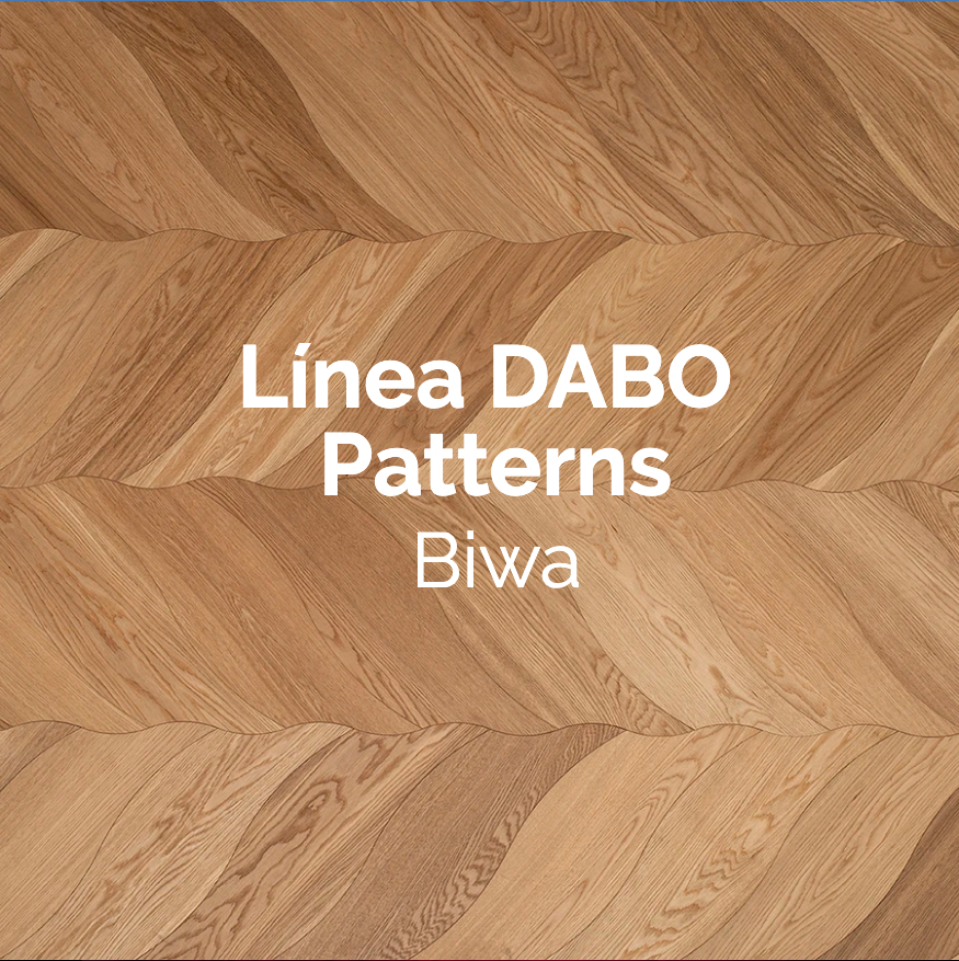 Piso Duela de Ingeniería Línea Patterns Biwa en Roble Europeo de la marca DABO