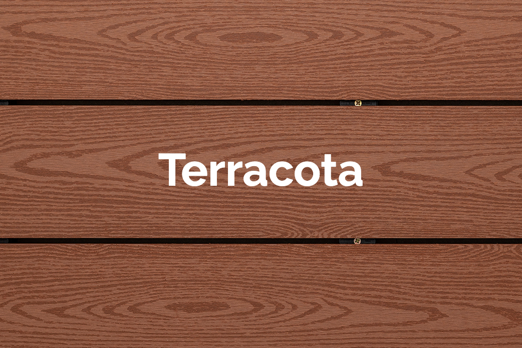 Piso Deck sintético Terracota de la marca Vista Deck