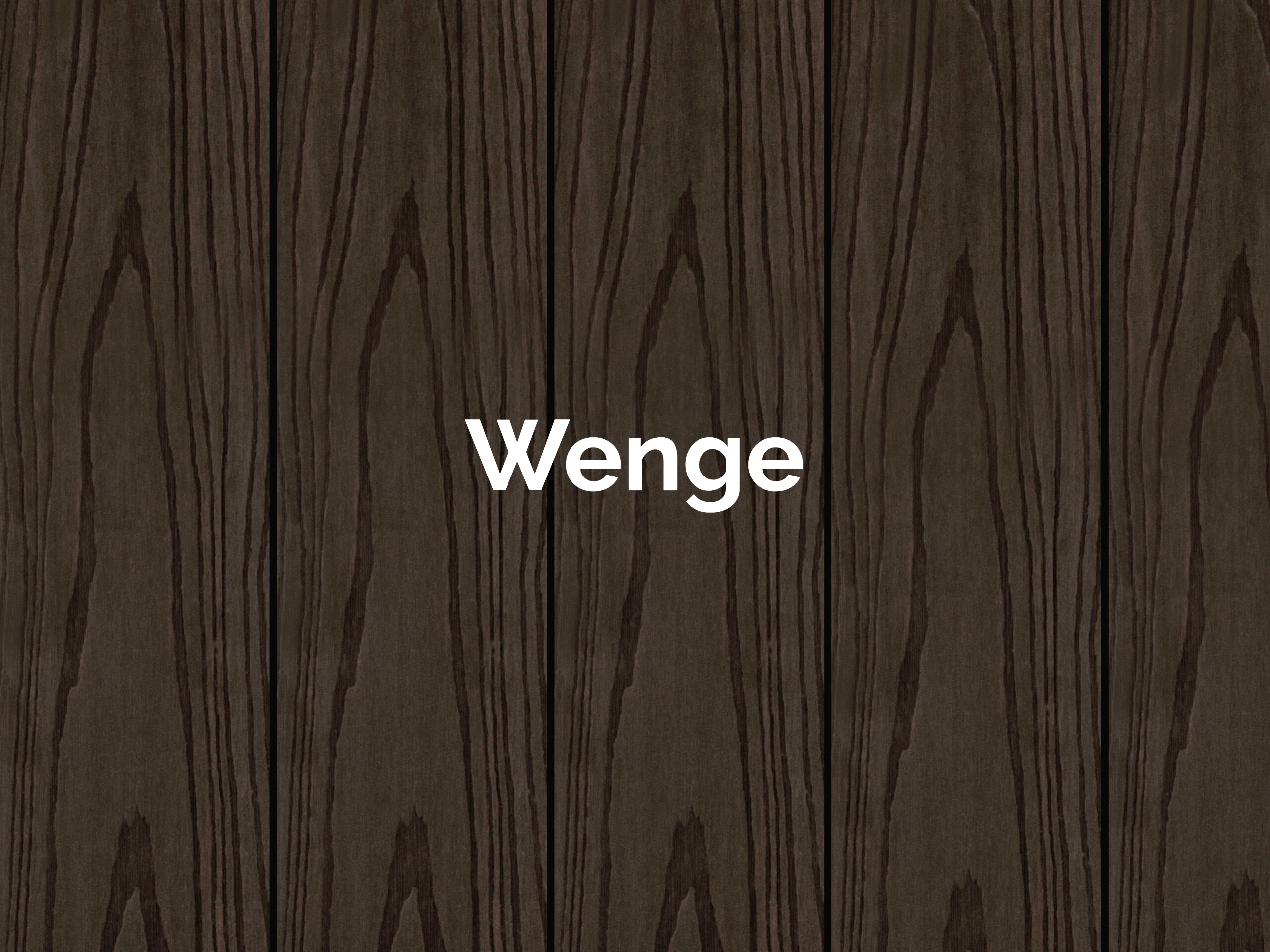 Piso Deck sintético Línea Residencial Wenge en Estilo Wenge de la marca TeknoStep