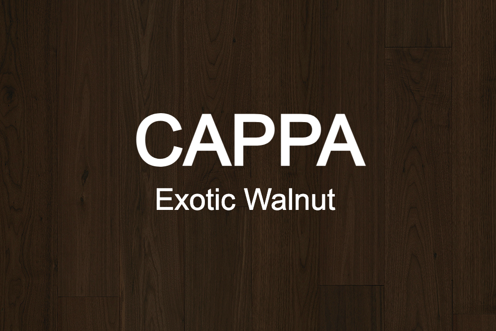 Piso Duela de Ingeniería Línea Walnuts Exotic Walnut en Estilo Nogal de la marca Cappa