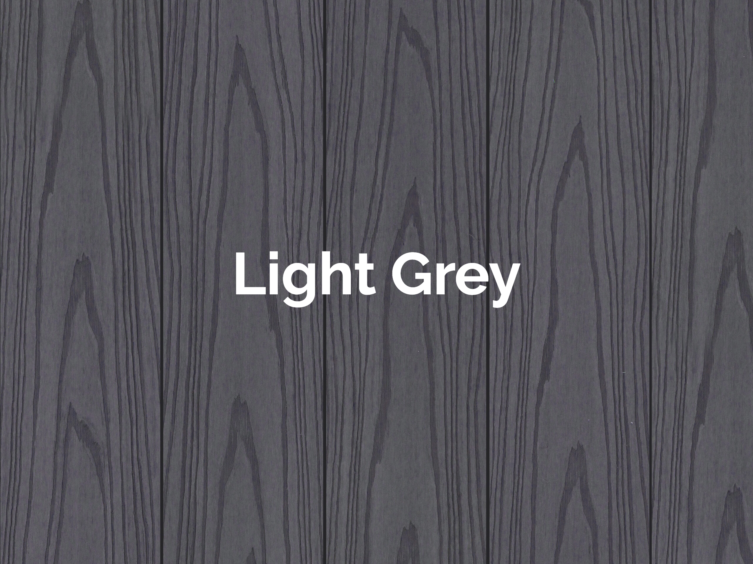 Piso Deck sintético Línea Residencial Light Grey en Gris de la marca TeknoStep