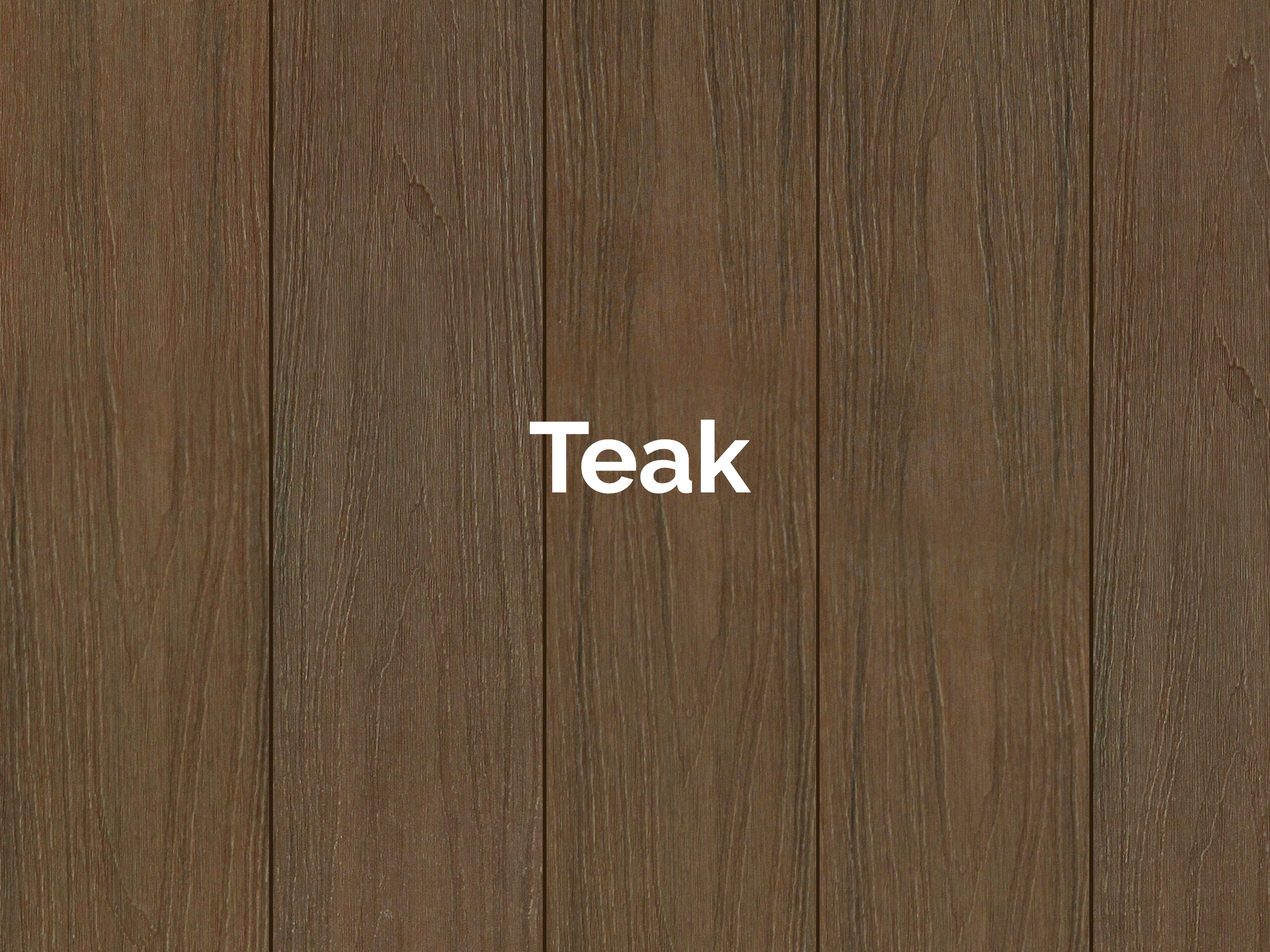 Piso Deck sintético Línea Residencial Teak en Estilo Teca de la marca TeknoStep