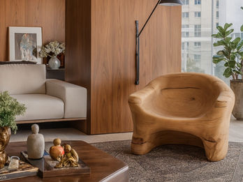 Massivholz-Loungetisch