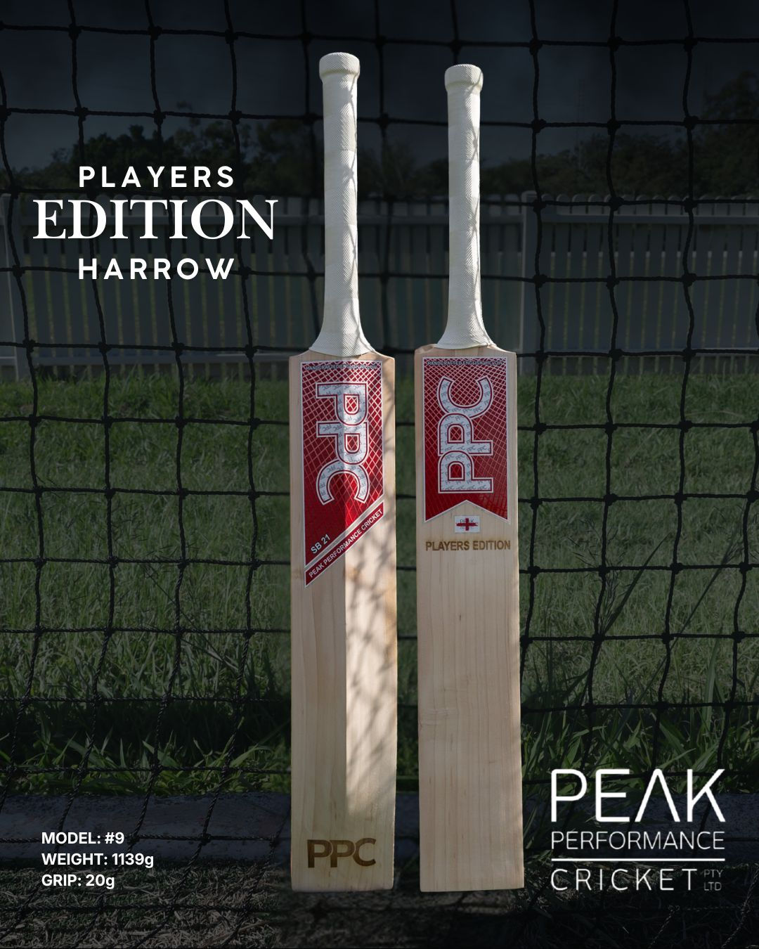 PPC PLAYERS EDITION HARROW BAT - Model #9