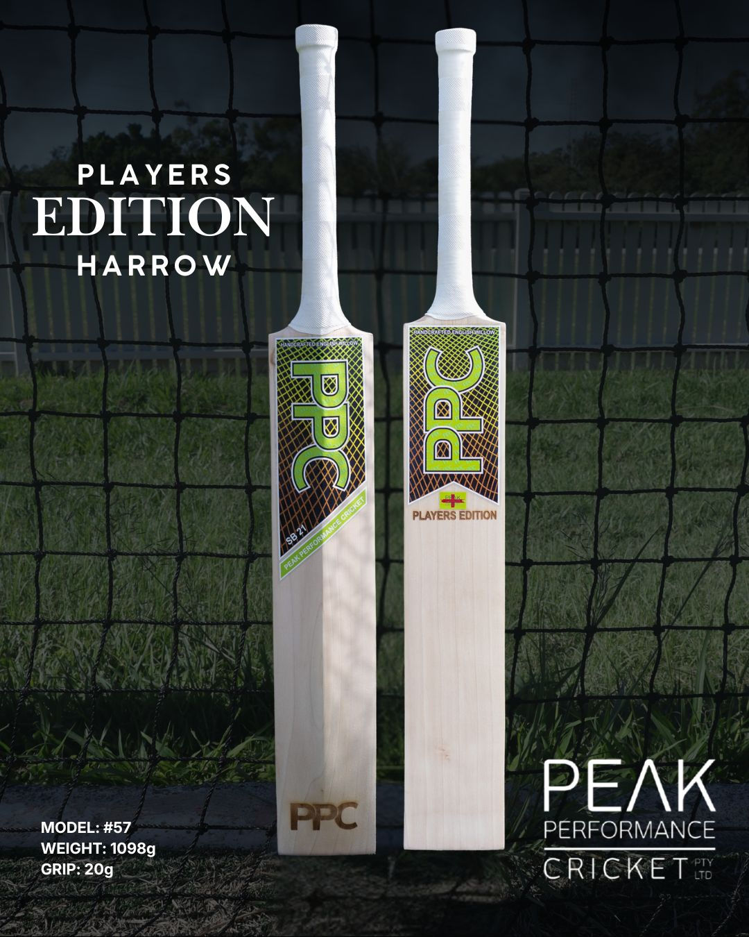 PPC PLAYERS EDITION HARROW BAT - Model #57