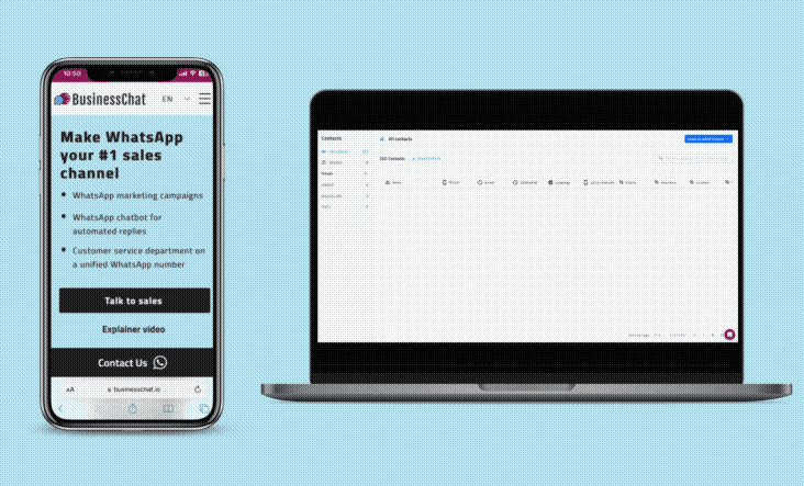 Deploying touch points on website and social media to collect information