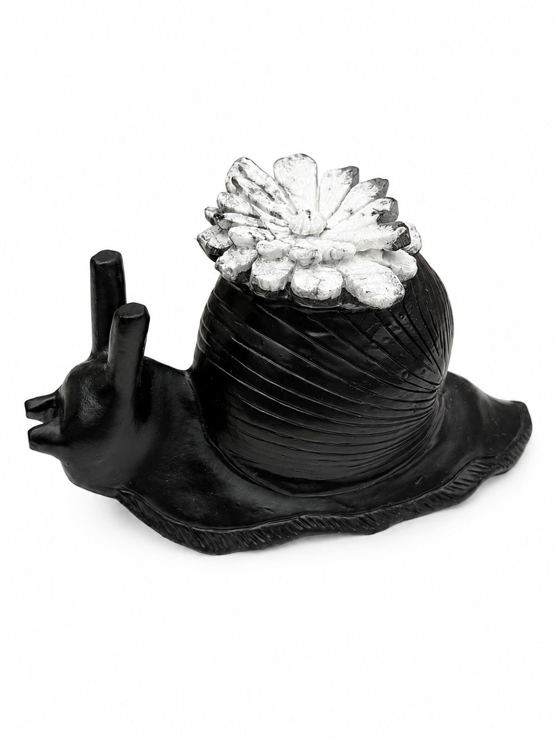 Chrysanthemum Stone Snail Carving