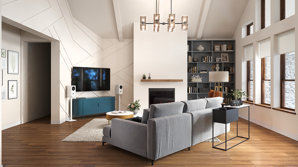 Contemporary Sage Interior