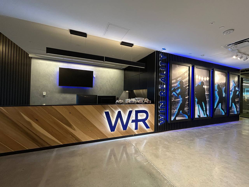 WIN Reality. Tech Office Lobby design