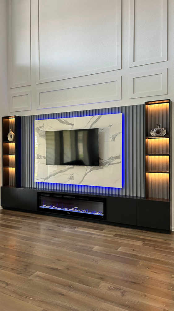Custom TV Wall Transformation