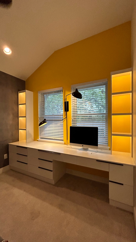 Custom Built-in Desk