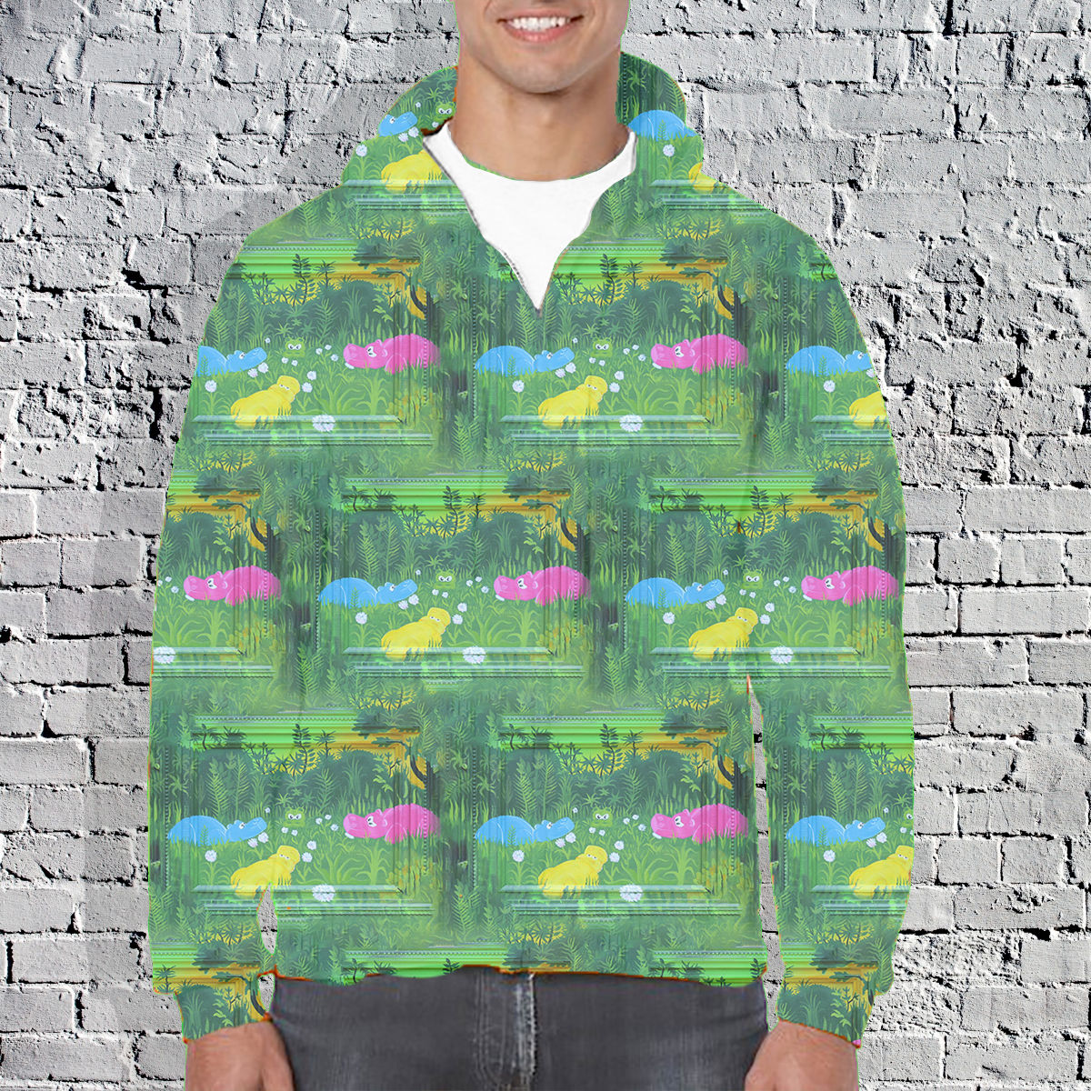 All over pattern Hoodies