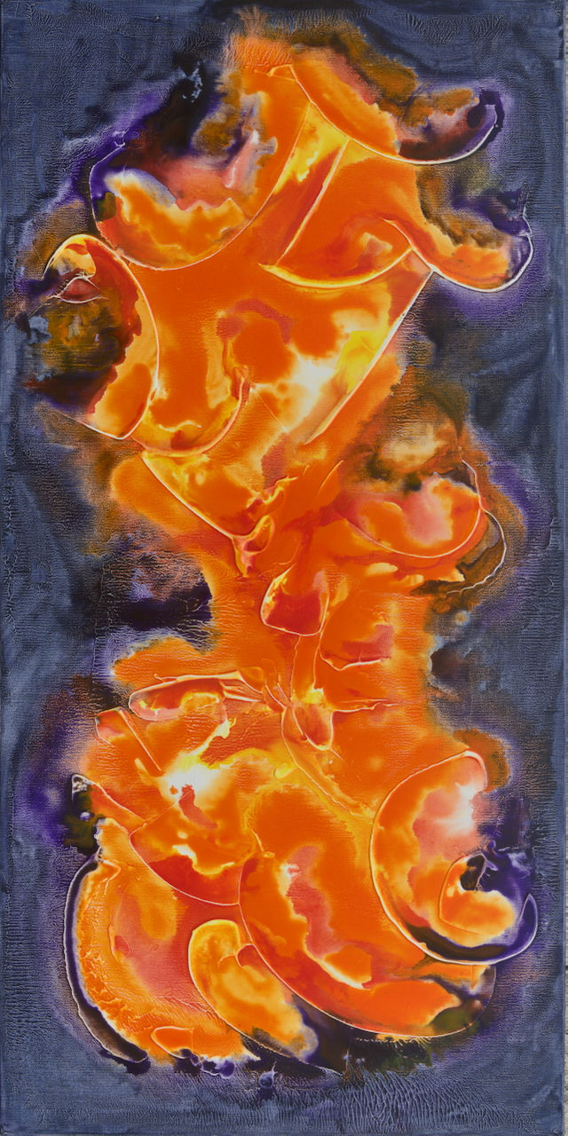 Abstraction 1567 toile 50x100cm