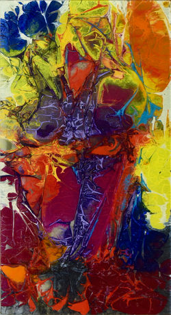 1568 sur verre 57,5x107cm