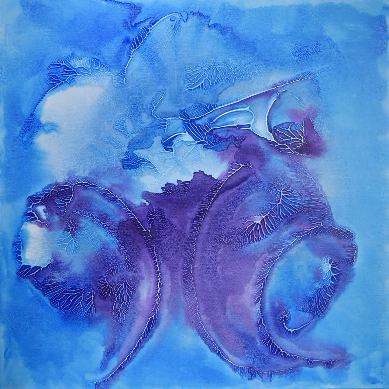 Abstraction 1487 toile 70x70cm