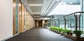 large commercial office area