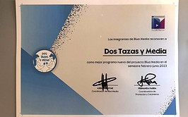 Dos Tazas y Media certificate