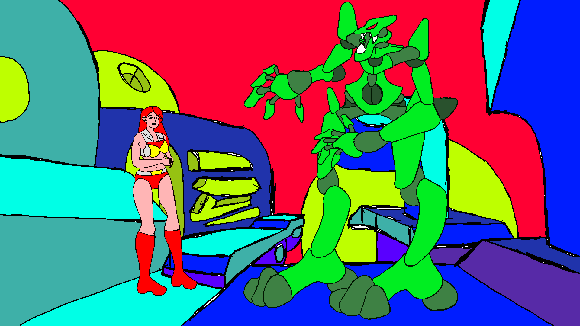 Cytheria Vorgaxeon Test Fight 1 Main frames 8fps.gif