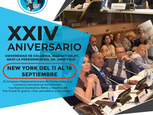 TODO LISTO PARA EL CONGRESO HISPANOAMERICANO DE PRENSA EN NEW YORK
