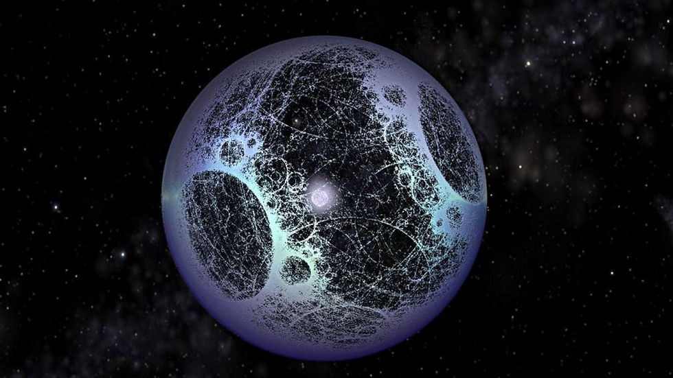 Artist's illustration of a dyson sphere. Image Source: (NASA/getty)