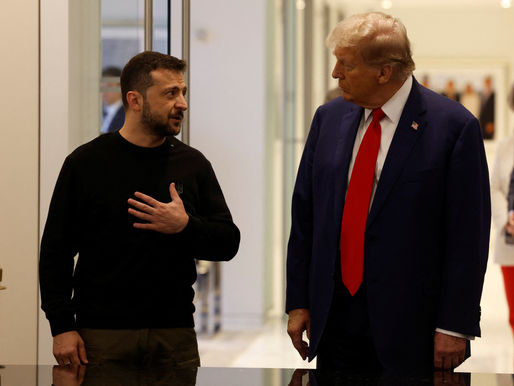 Trump says he will negotiate a Ukraine-Russia deal "That's good for both sides" during meeting with Zelensky