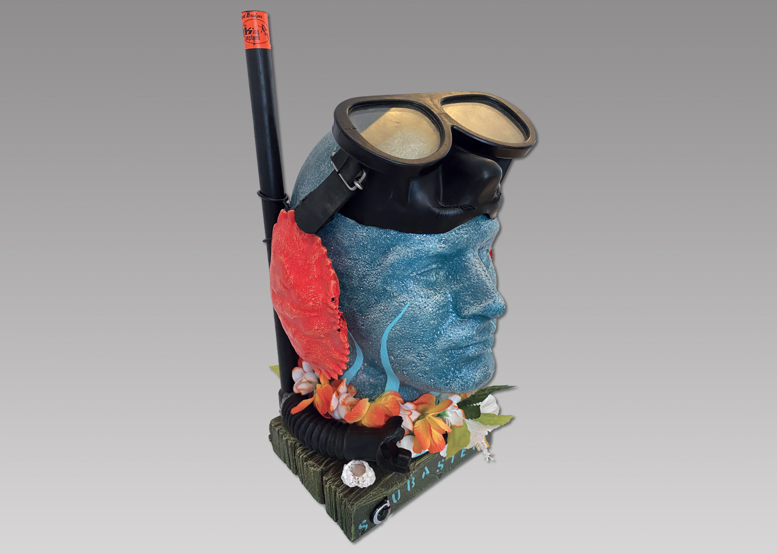 Scuba Steve Head Sculpture