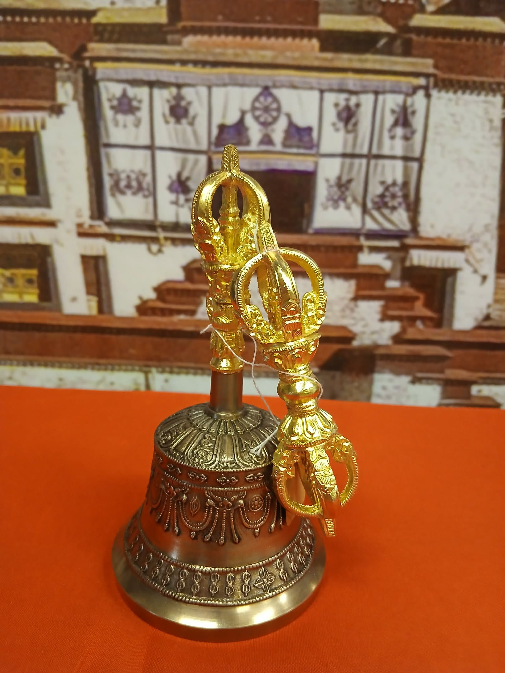Tibetan bell and dorje - finest quality - large
