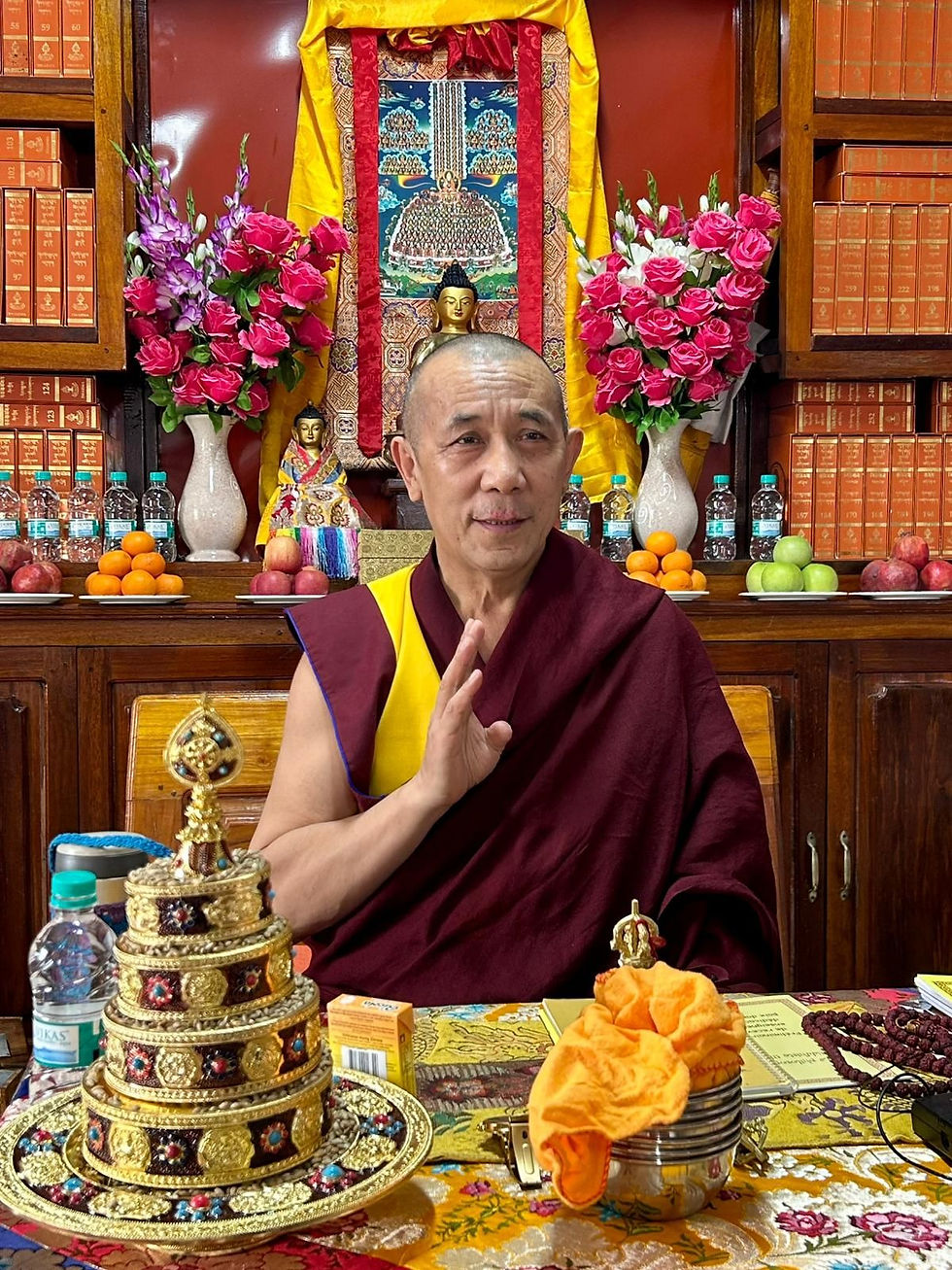 Retraite pour le Sakadawa avec Lama Samten