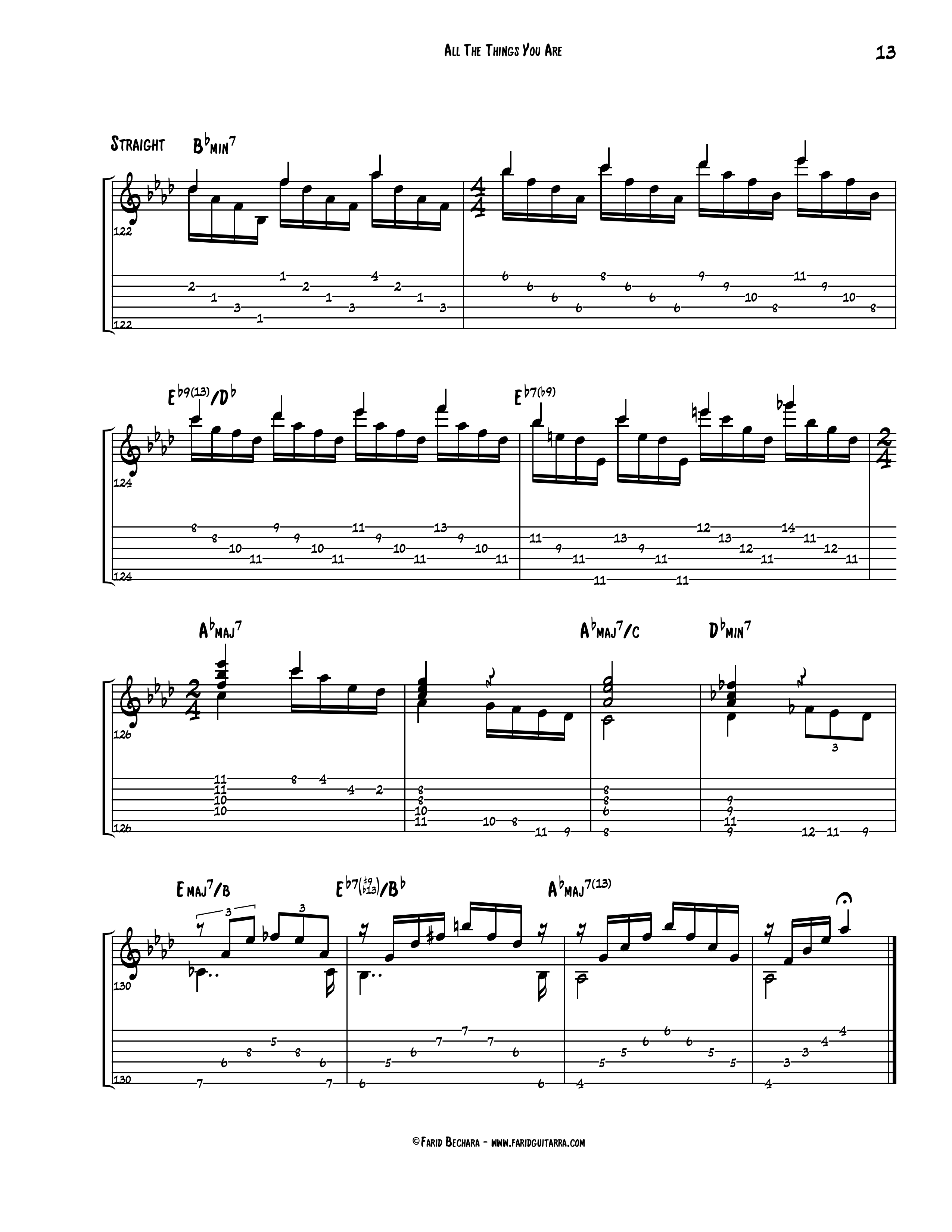 joe all the things chords joe all the things chords