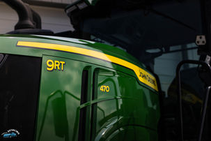 This new John Deere 9RT470 Tractor received our industrial ceramic coating to preserve its like-new shine for many years to come