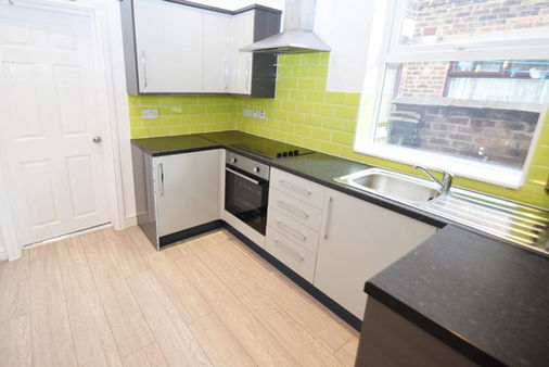 Lime Green Kitchen