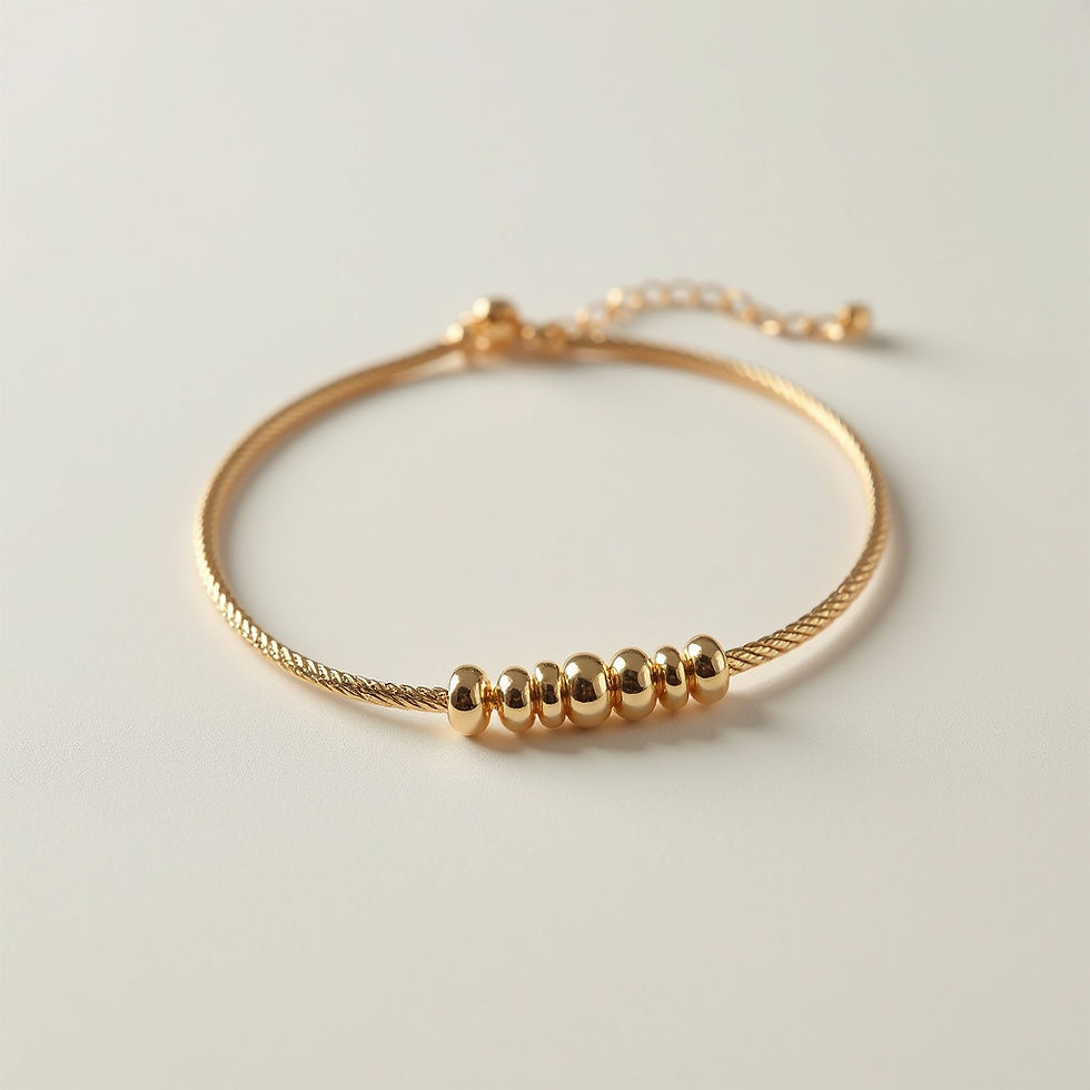 Pulsera Hilo Dorado