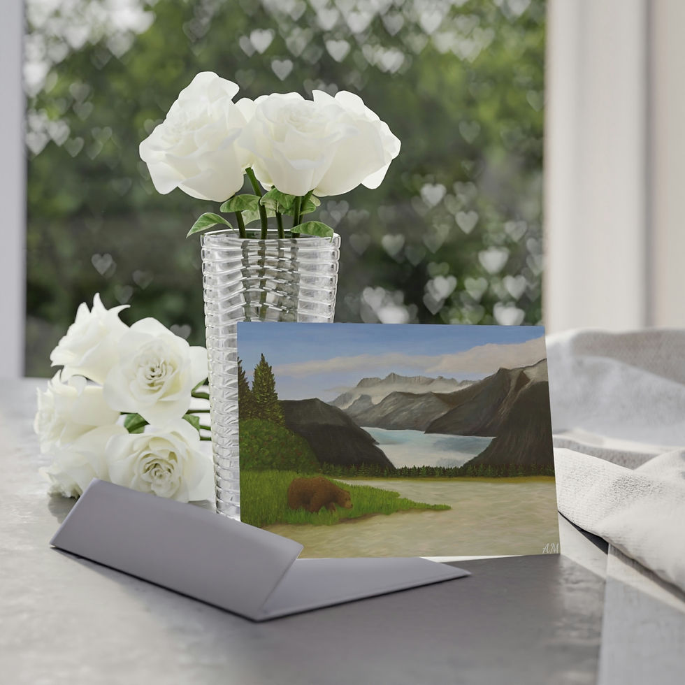 Thumbnail: Bear Holiday Cards (One-sided print)