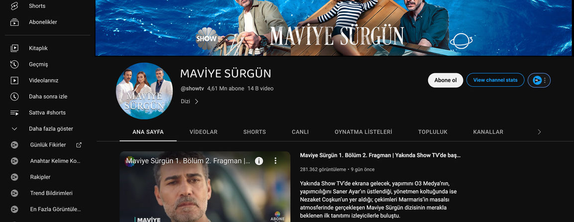Show Tv- Maviye Sürgün