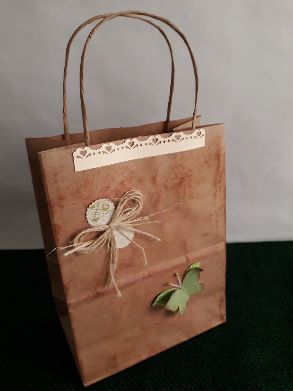 Miniatura: Sacolas em kraft nº 02 - "Rústica e elegante...