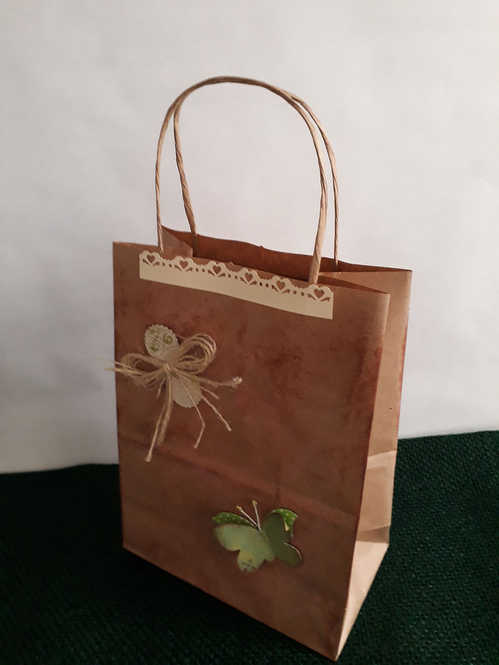 Miniatura: Sacolas em kraft nº 02 - "Rústica e elegante...