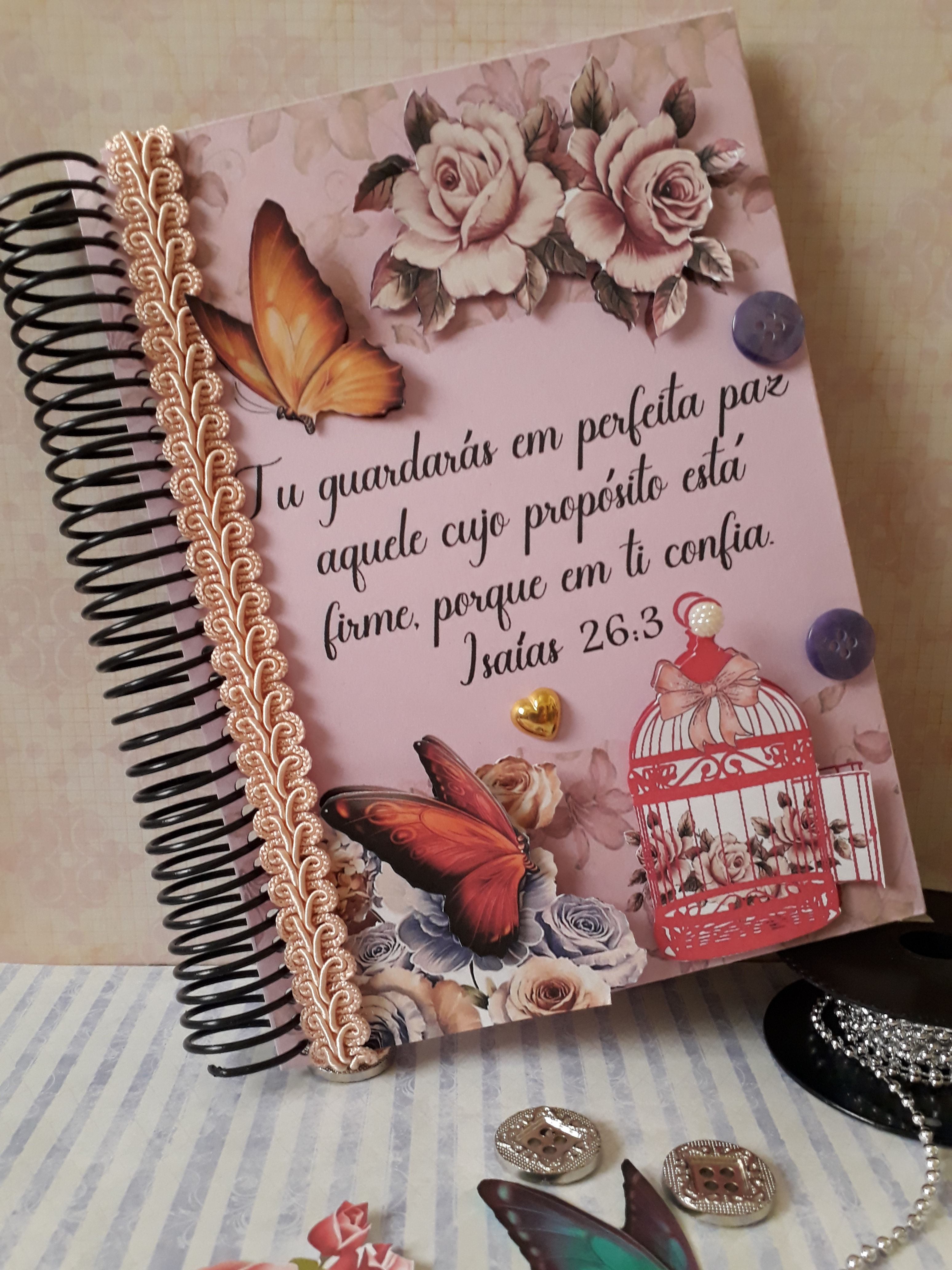 Caderno Diário 3D - "Tudo tem um propósito!"