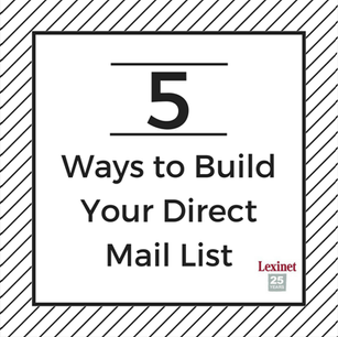 5 Ways to Build Your Direct Mail List