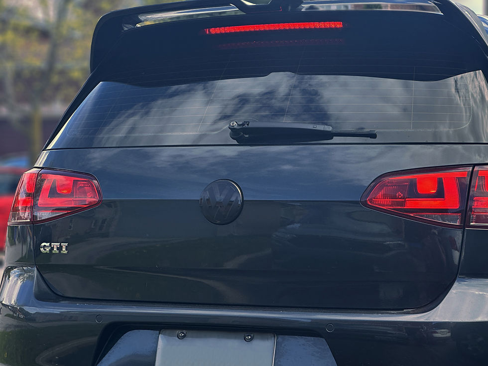Thumbnail: 2015-2020 VW Golf/GTI MK7 Gloss Black Emblem Covers
