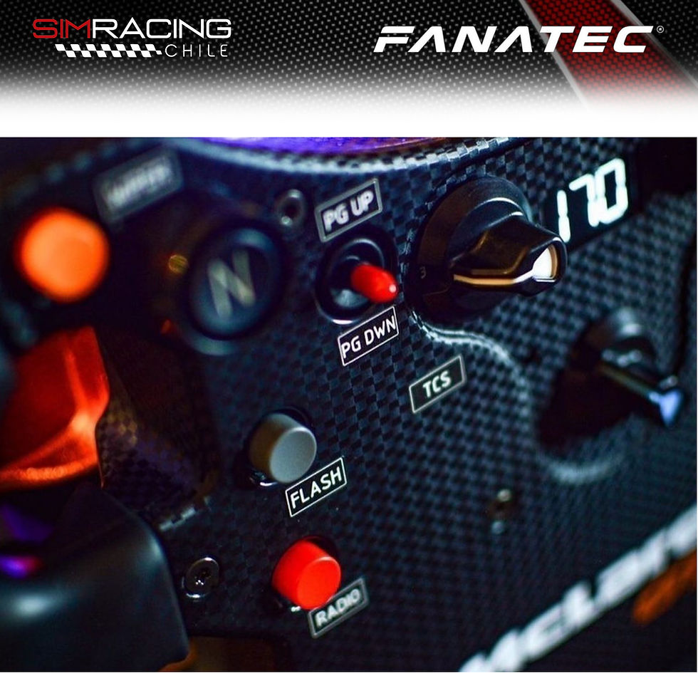 Miniatura: Fanatec CSL Elite Steering Wheel McLaren GT3 V2 | QR2 Volante | Aro | Simulador