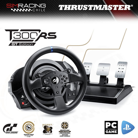 Thrustmaster T300RS GT Wheel | Volante y Pedal | T300 | SimRacing