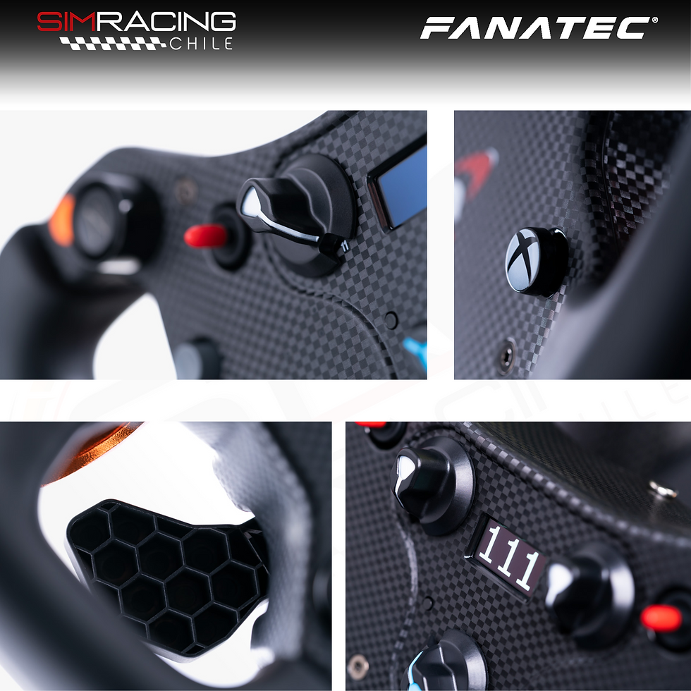 Miniatura: Fanatec CSL Elite Steering Wheel McLaren GT3 V2 | QR2 Volante | Aro | Simulador