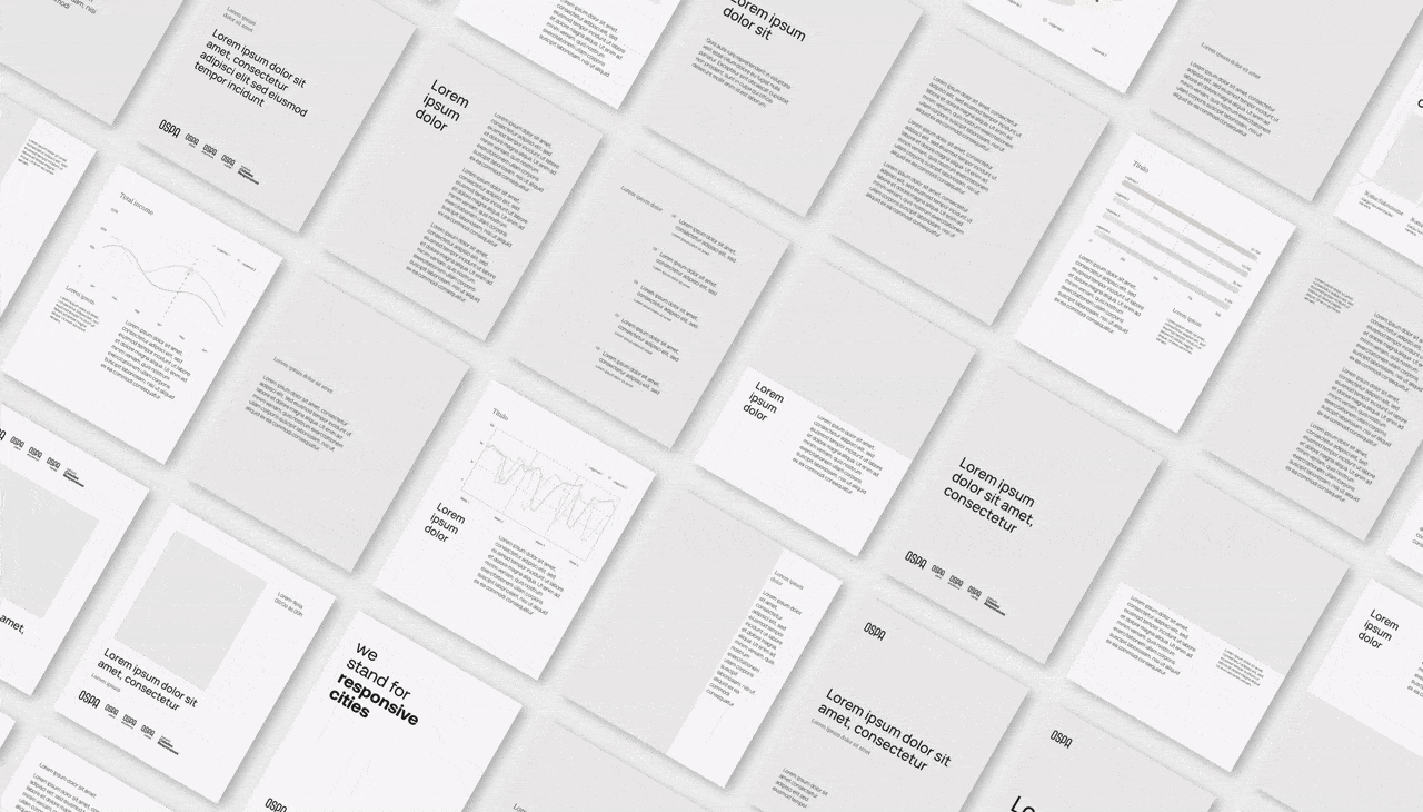 OSPA Rebranding Template de postagens Studio Cáustica