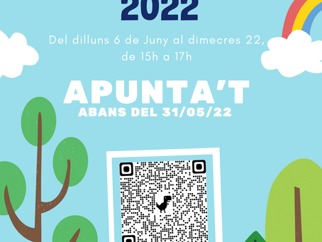 Oberta la inscripció del servei de casal per les tardes del mes de juny