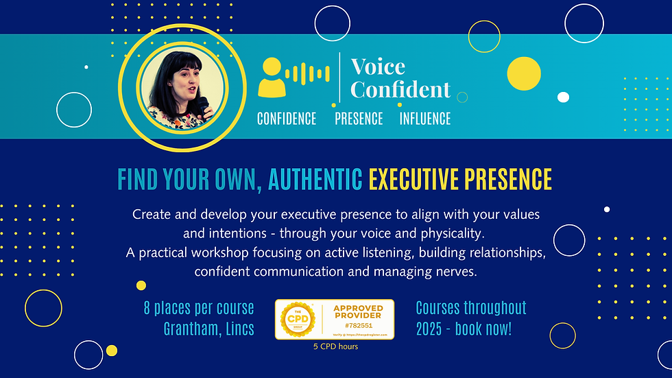 Executive Presence Workshop 17.6.25