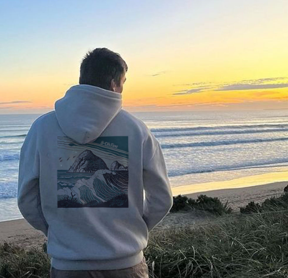 805 Ocean Hoodie design