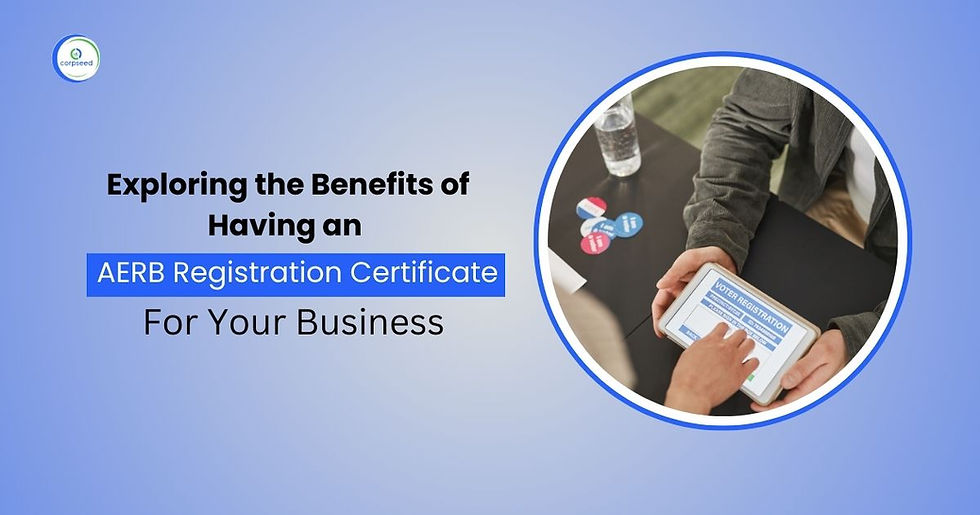 AERB Registration Certificate