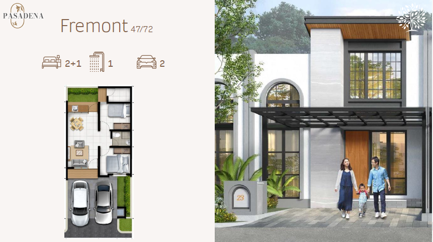 Cluster Pasadena Type Fremont Grand Duta CIty Bekasi