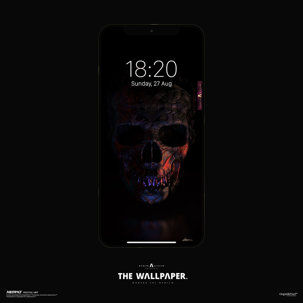 Thumbnail: Atlantean Eda Skull ID (Portrait) - The Wallpaper (Standard)